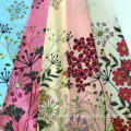 Colorful Ground Rayon Screen Print Fabric